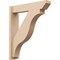 Ekena Millwork 5 1/2-in W x 24-in D x 28-in H Funston Slat Rough Cedar Woodgrain TimberThane Outlooker, Primed Tan OUTUR055X24X28FST24RCPR - alternate 1